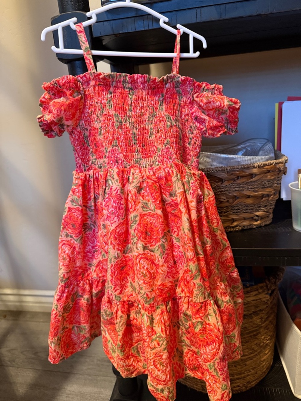 Haute Hippie Pink Floral Smocked Sundress